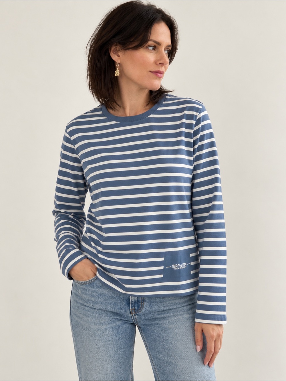 Marc Jacobs The Striped T-Shirt Long Sleeve Size S